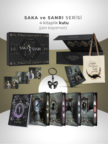 SET - SAKA VE SANRI SERİSİ (4 KİTAP ) - YAN BOYAMALI