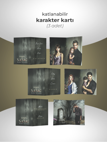 SET - SAKA VE SANRI SERİSİ (4 KİTAP ) - YAN BOYAMALI