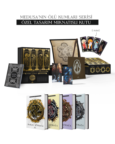 MEDUSA'NIN ÖLÜ KUMLARI SERİSİ-HEDİYELİ MIKNATISLI KUTU