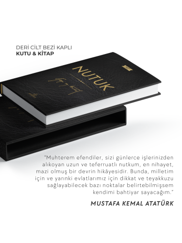 NUTUK (ÖZEL DERİ CİLTLİ VE KUTULU)