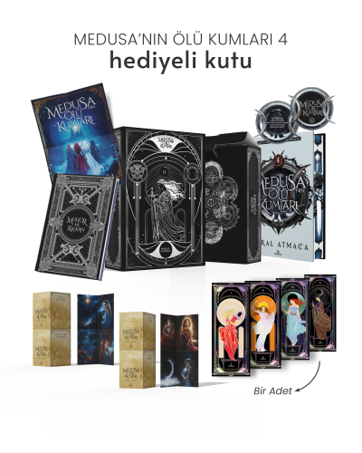 MEDUSA'NIN ÖLÜ KUMLARI 4-HEDİYELİ YAN BOYAMALI TEKLİ KUTU